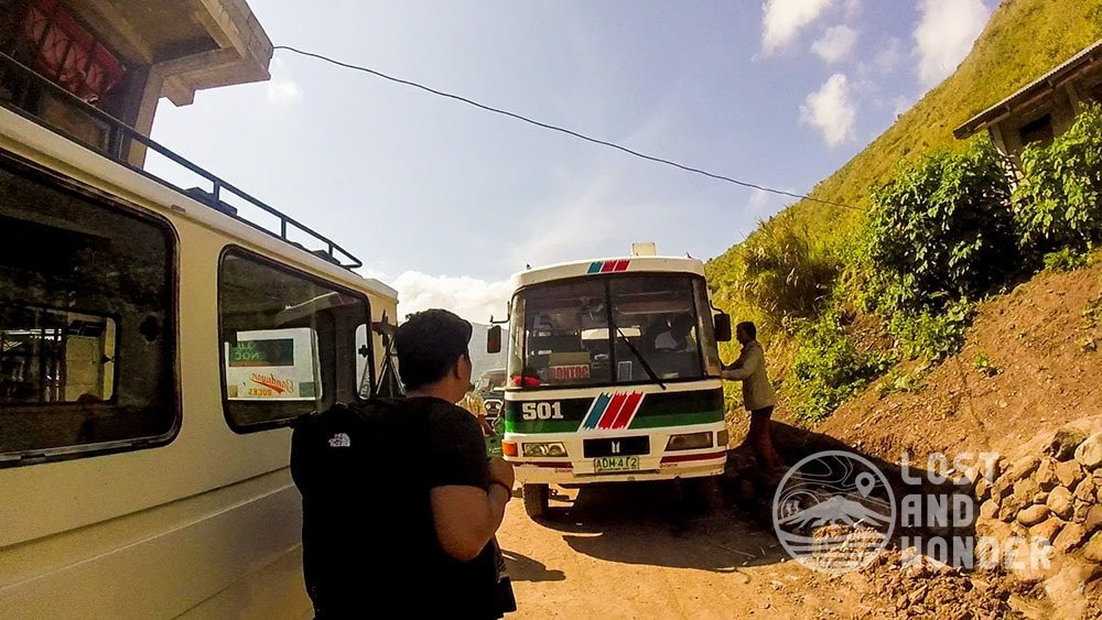Mini Bus going to Bontoc Mountain Province