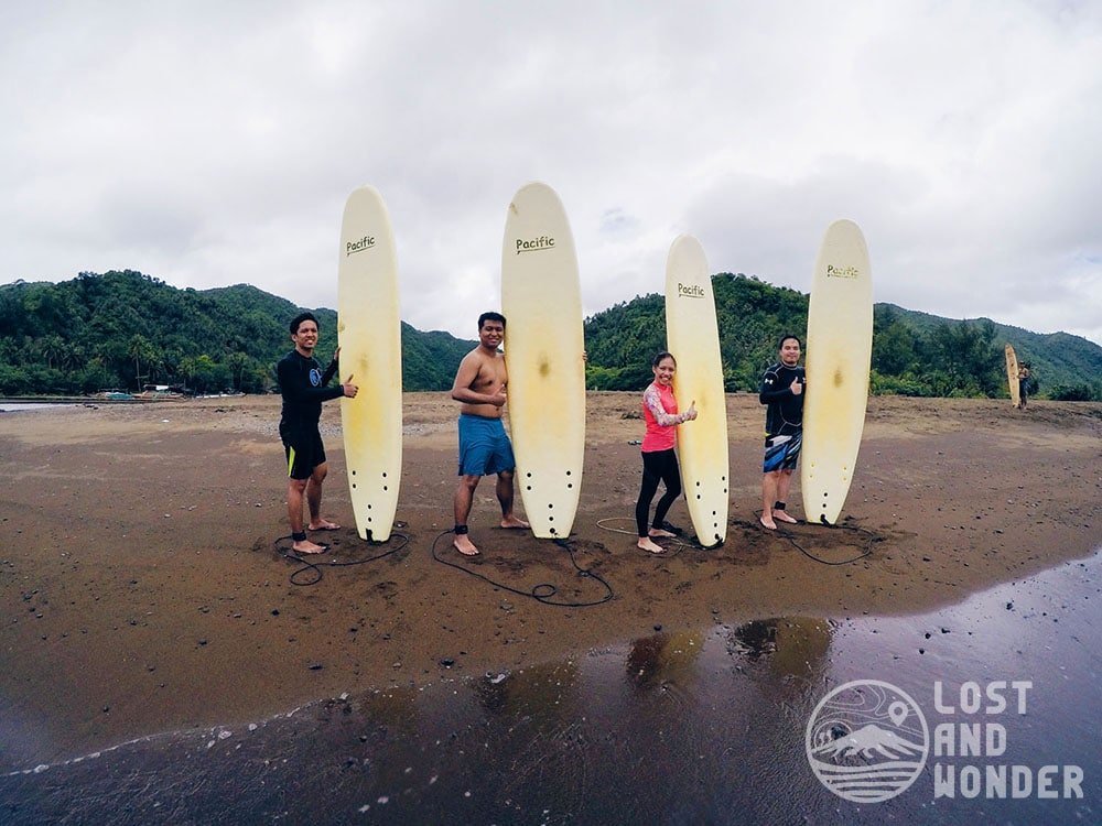 Surfing in Real, Quezon, Philippines