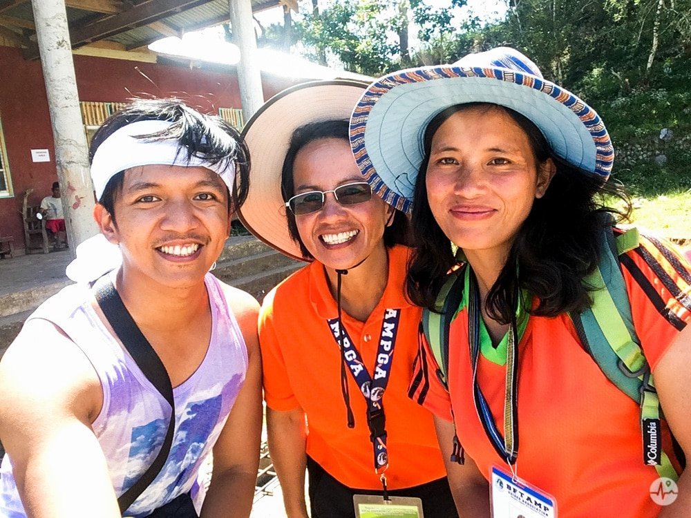 Together with Ma'am Alice (middle) and Ma'am Ester (right), our amazing guides for this trip.