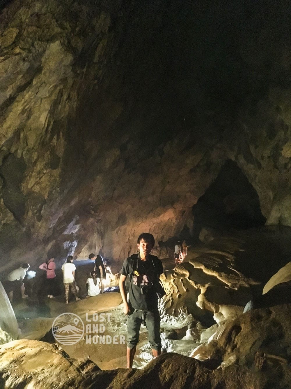 One of the Sumaguing Cave tour guides