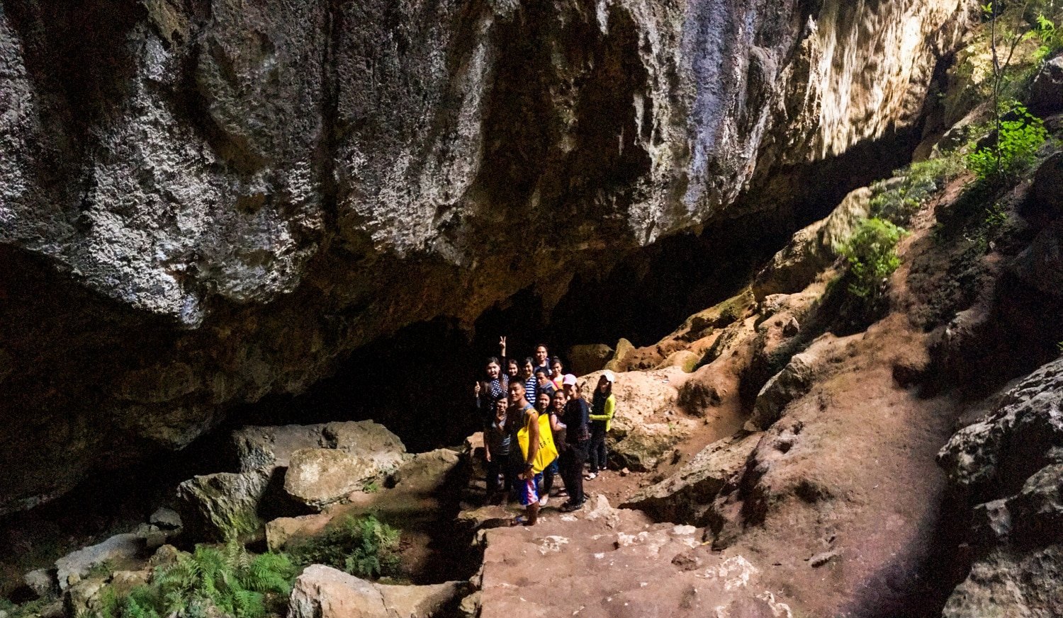 Photo of Sumaguing Cave Entrance. A Sagada Tourist Spot