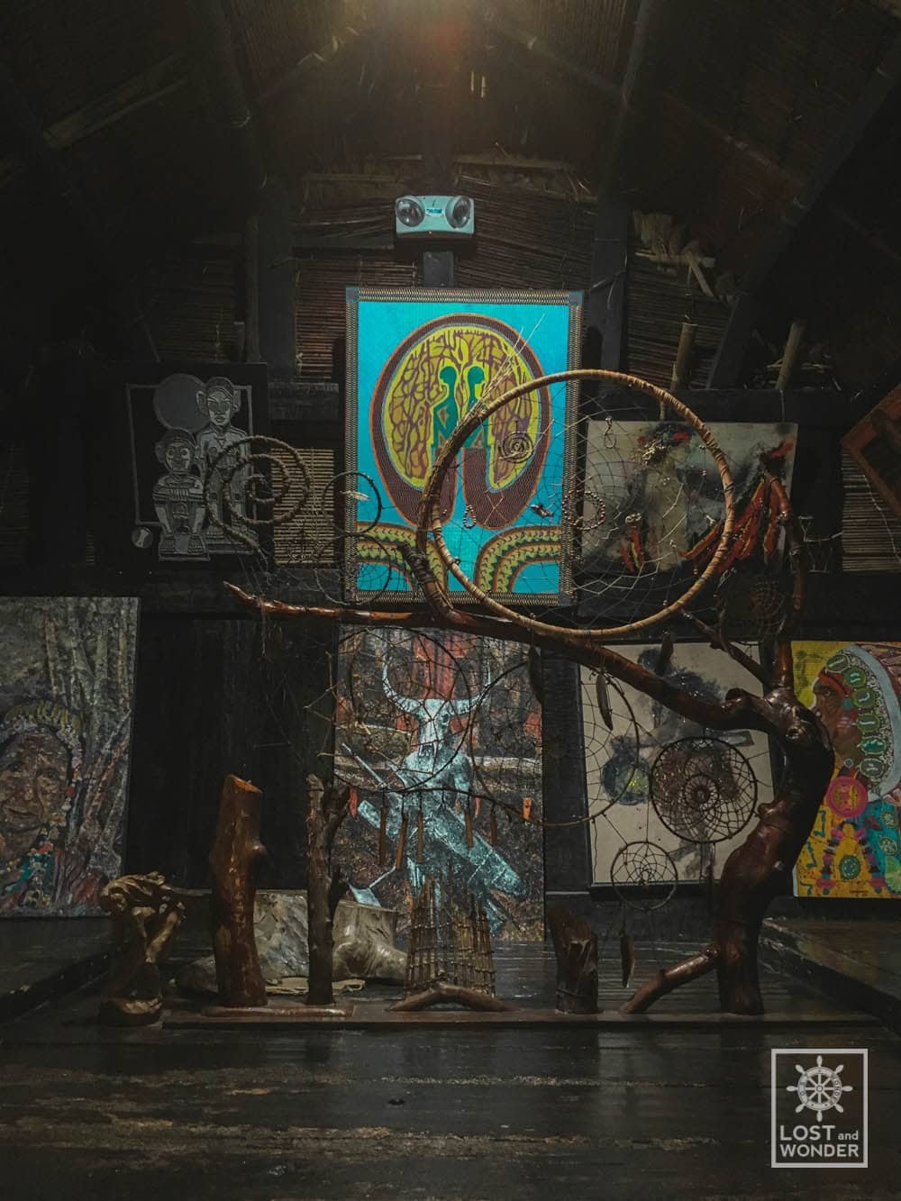 Photo of An Art Piece inside Tam-Awan Village