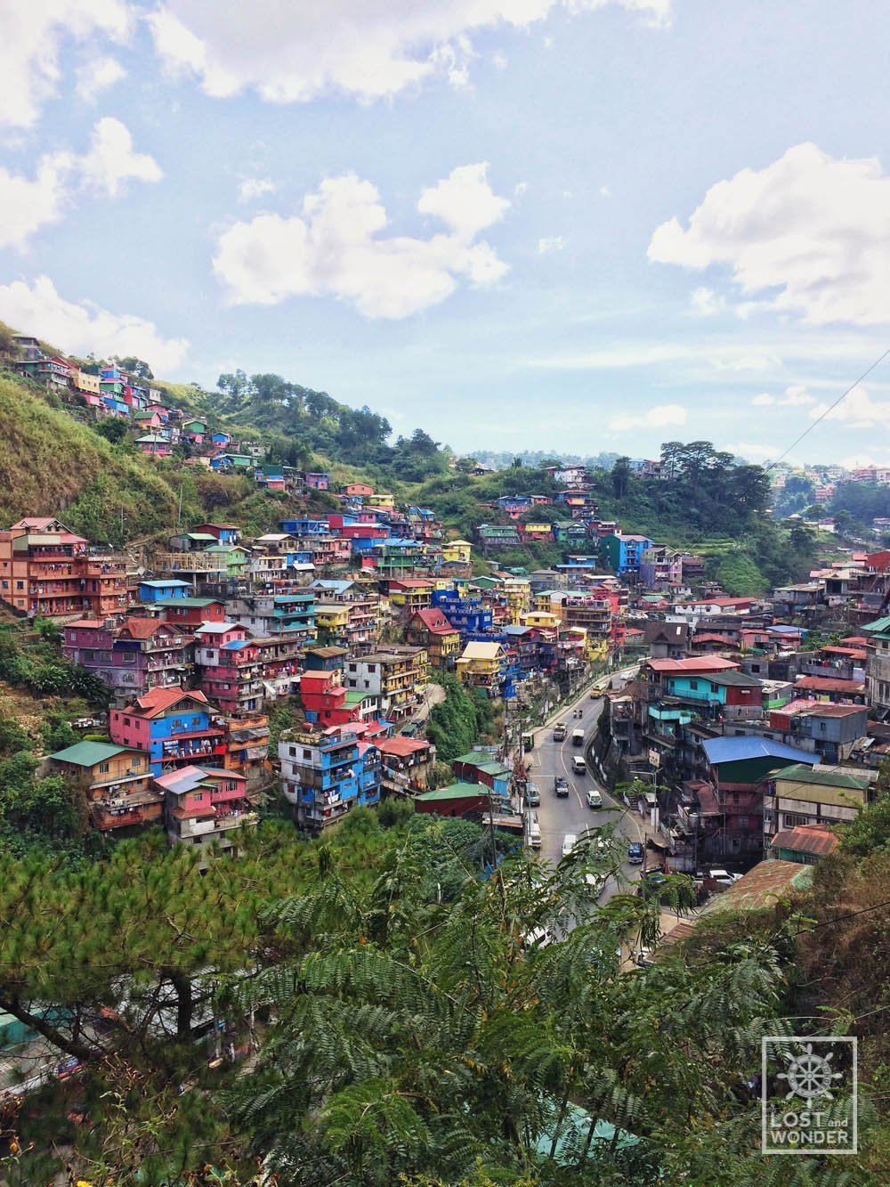 Photo of Valley of Colors from Sitio Upper Cogcoga in La Trinidad, Benguet