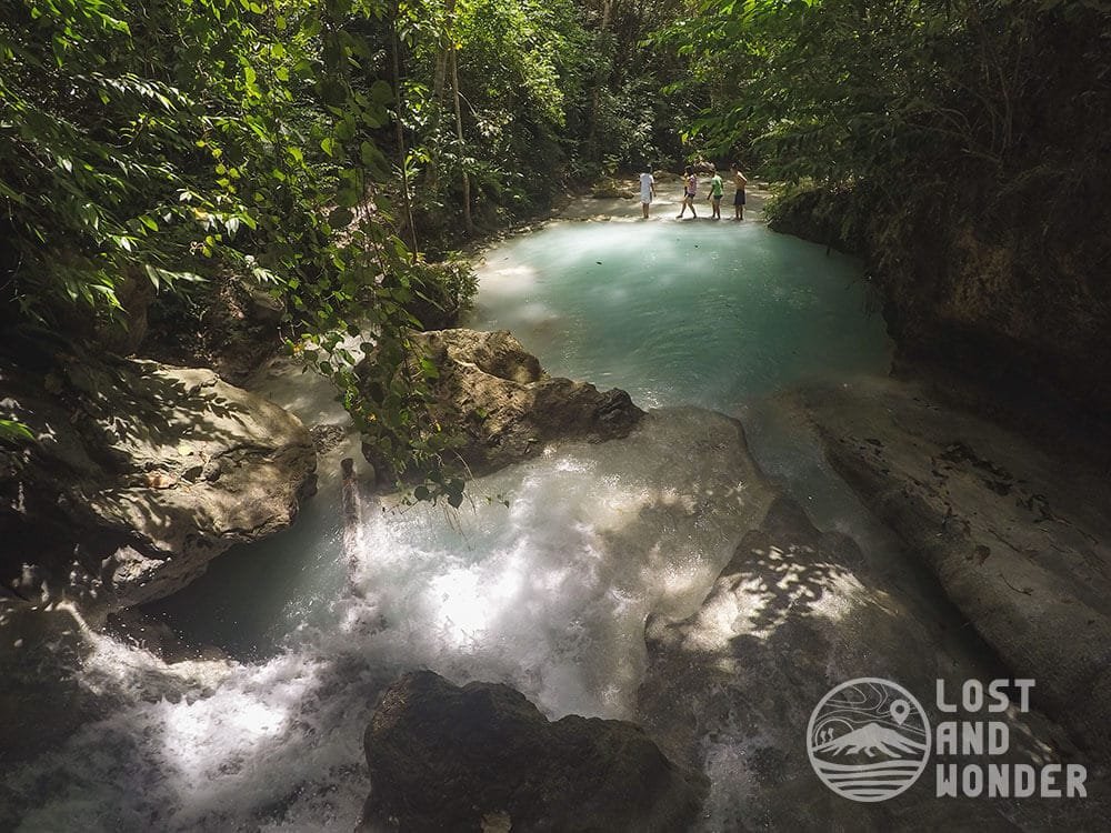 Photo of a plunge pool in aguinid