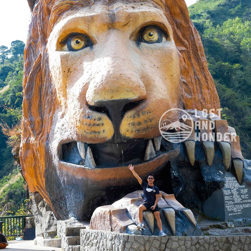 This is the Lion's Head, one of the places to visit in Baguio.